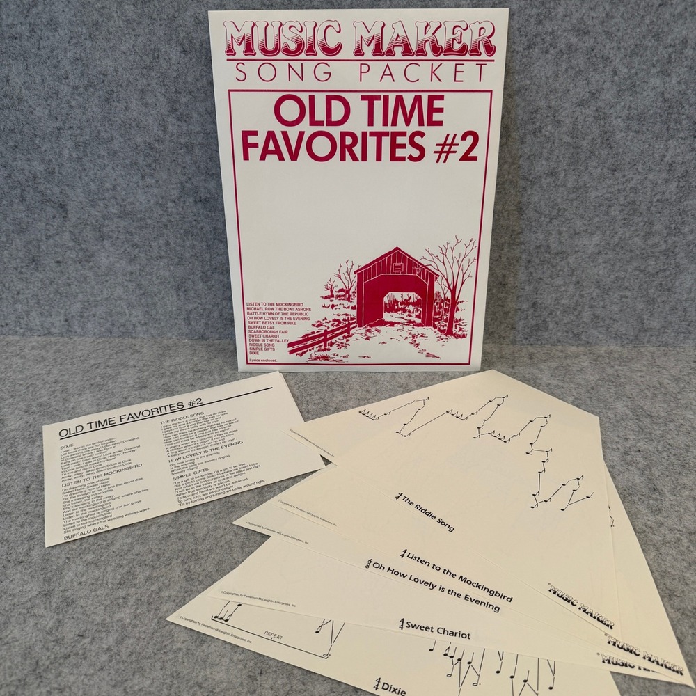 Music Maker Song Packet: Old Time Favorites #2